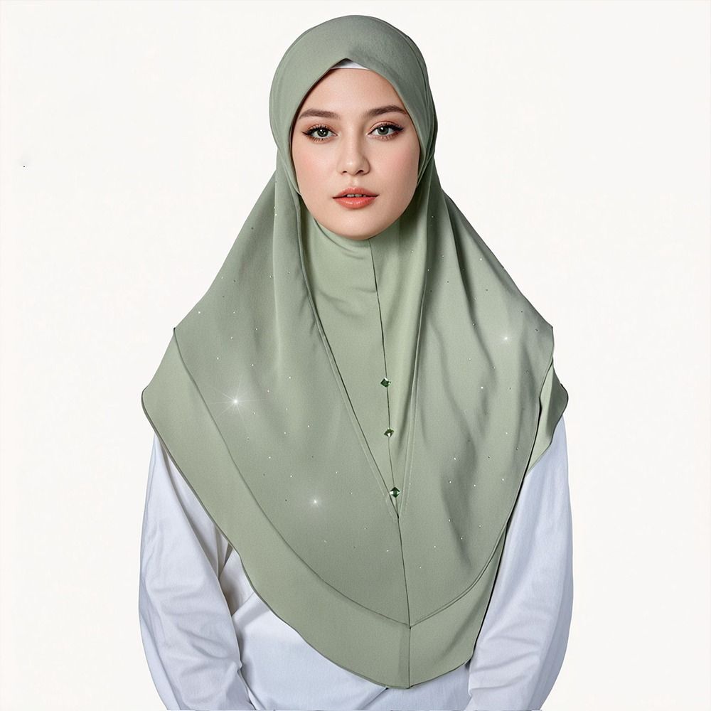 Milk Silk Muslim Headscarf Quick Dry Hijab Headwear Gifts Khimar Hijab Commuting