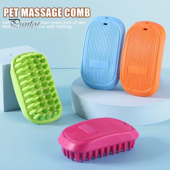 Щетка для ванны для домашних животных, успокаивающая массажная щетка для кошек, эффективная щетка для удаления шерсти собак, инструмент для ухода за животными, товары для домашних животных