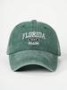 Джинсовая бейсболка с вышивкой «Florida 1822 Miami» Регулируемая уличная шляпа от солнца