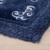 Senko NYNAS Royal Palace Bath 55 x 85 Navy Blue with Elegant 14647 Mat, approx. cm, Rhinestones, Design,