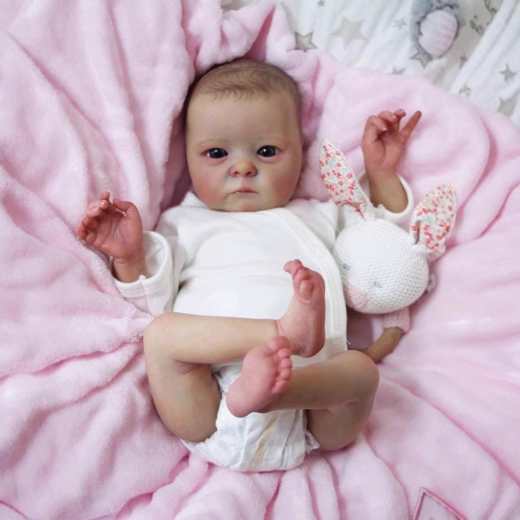 Белый боди с длинным рукавом 16 дюймов для кук Reborn Tink