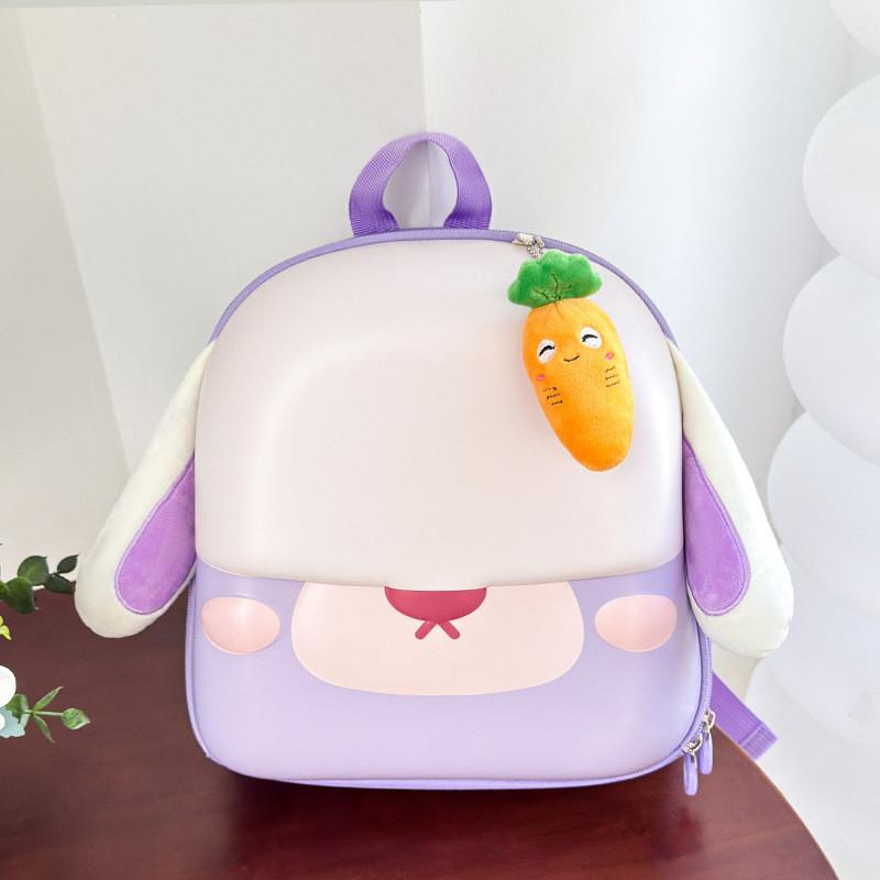 Adorable Cartoon Bunny Kids Backpack Lightweight Oxford Cloth For Boys Girls And