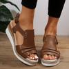 Fashion Summer Wedge Sandals for Women 2024 New Fashion Non Slip Beach Shoes Woman Lightweight Casual Platform Sandalias Mujer Plus Size