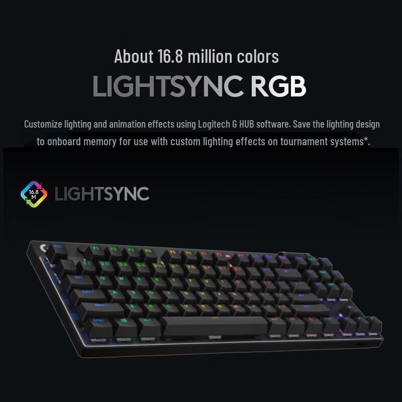 Logitech PRO X TKL Wireless RGB Mechanical Gaming Keyboard