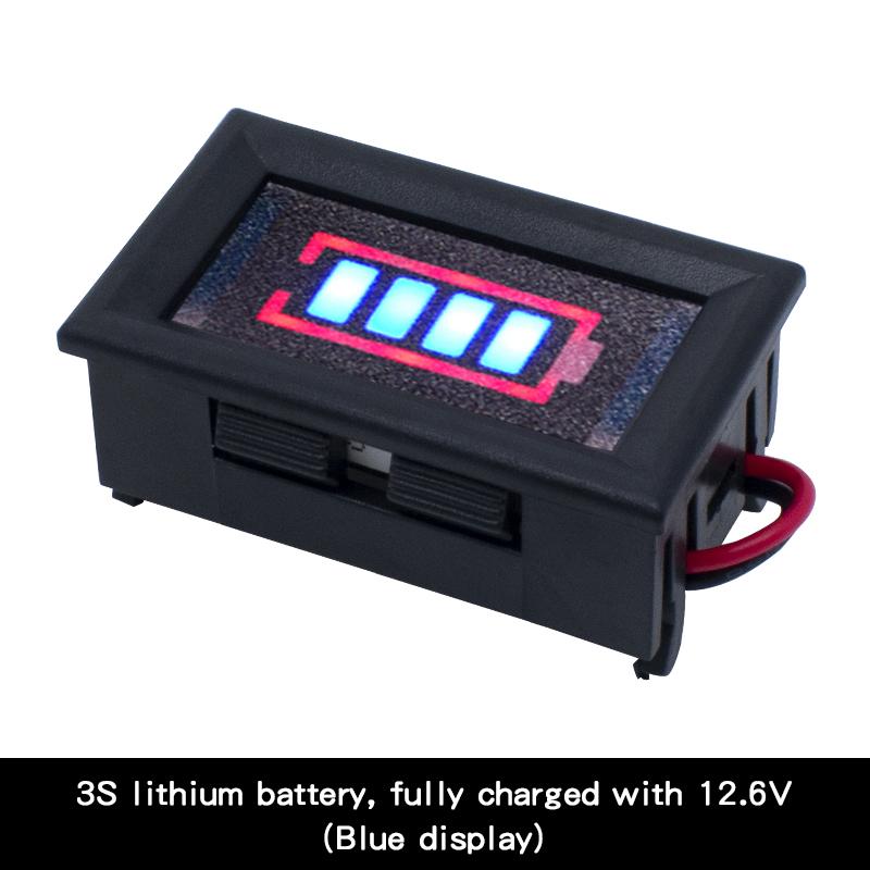 1S 2S 3S 4.2V 8.4V 12.6V 18650 Литиевая батарея Индикаторная плата 4-60V Свинцово-кислотный 12V Автомобильный Тип батареи Отображение Процент