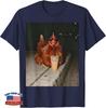 Chicken Drinking Iced Coffee Funny Chicken Lover Farmer T-Shirt