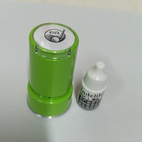 Штамп для мячей для гольфа Самоокрашивающийся штамп для мячей для гольфа Быстросохнущий инструмент для маркировки мячей Настройте свой