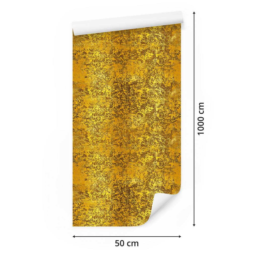 Aged Gold Wallpaper, Gold and Yellow, Gold Background, 50x1000
