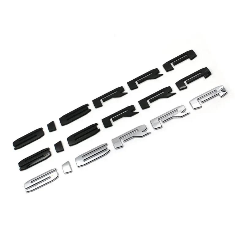 SIERRA new old letter logo car stickers for sierra original rear boot label trunk modified Accessories decoration decals