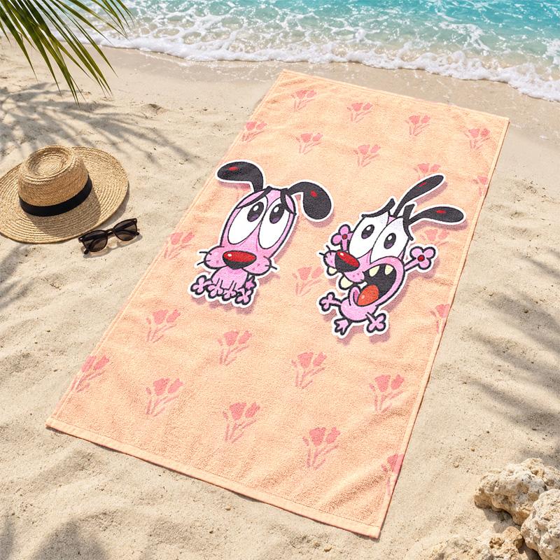 Brave Dog Microfiber Beach Towel Quick Dry Sand Free Lightweight Beach Towels for Travel Swimming Camping