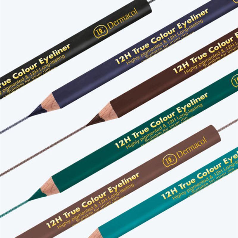 DERMACOL Подводка для глаз 12 часов стойкости, True Color, 2 г