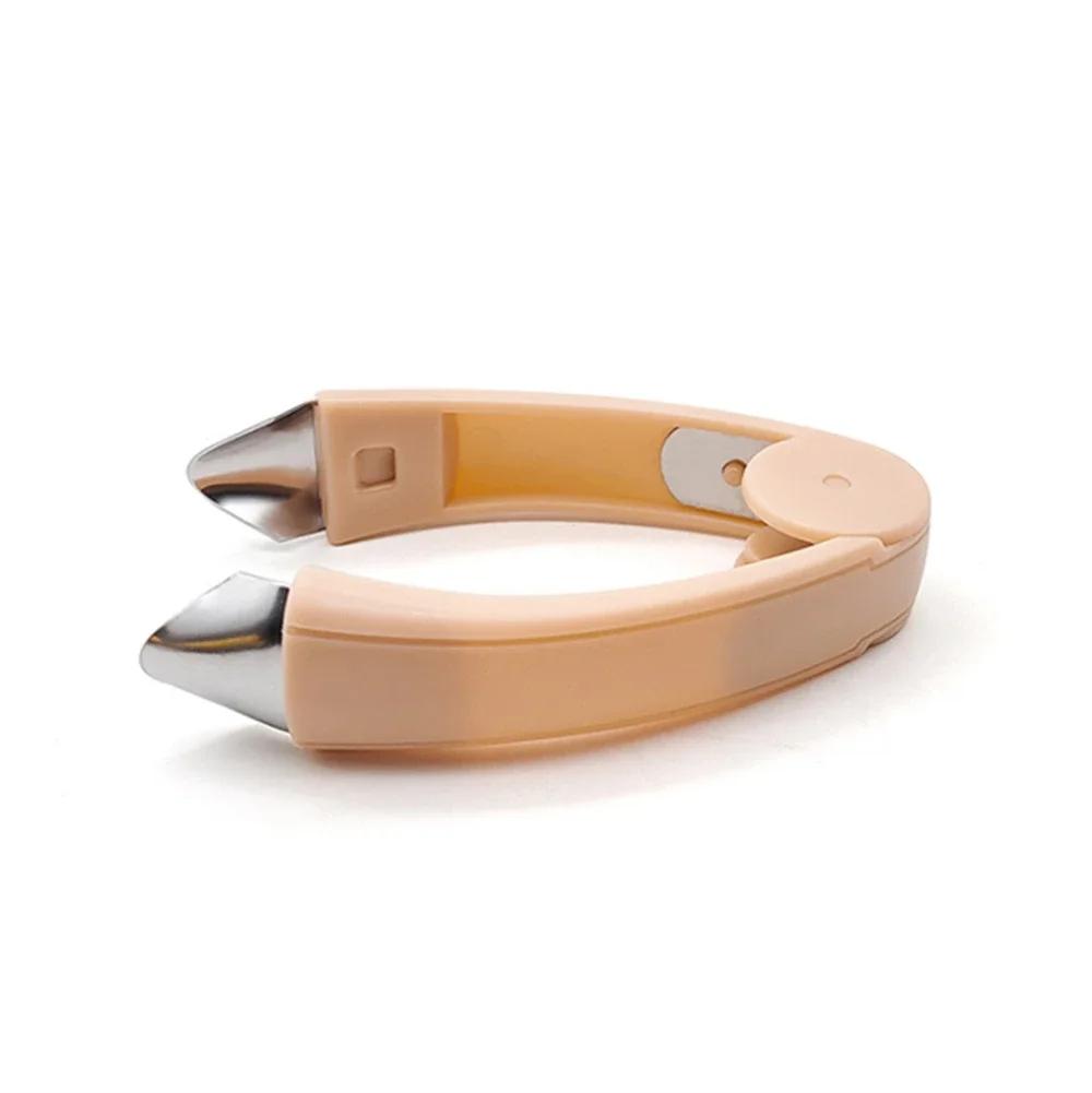 Портативные кухонные инструменты, стальная ножница для чистки ананасов и клубники, практичный зажим для удаления семян и овощей, аксессуары для фруктов