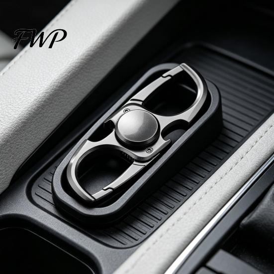 Stress Relief Spinner Toy Car Keychain Heavy-Duty Metal Fidget with Bottle Smooth Rotation Opener 3-in-1 Multi-Functional Portable Key Ring Tool Turn