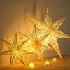Star Shape Xmas Lampshade Hollow Out Christmas Lantern Lamp Cover Islamic Celebration