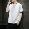 Men's Korean Style Loose Cotton Summer T-Shirt - Short Sleeve, Student Inner Wear