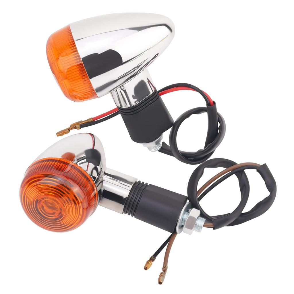 AHL Motorcycle Turn Signal, 12 V, Left and Right 2 Pieces, Set of 2,