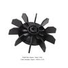 135mm OD Air Compressor Accessories Small Compressor Impeller Direct On Line Motor Blade