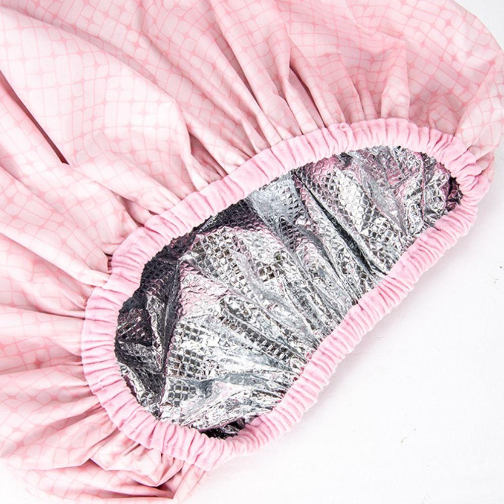 Шапка Гладкая шапочка для запекания с маслом для волос Паровая маска для волос Утолщенная шапочка для душа Термостатическая шапочка для маски для волос