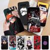 Черный чехол AD77 Naruto Akatsuki для iPhone 16 15 Plus 14 13 12 11 Pro 8 7 6S SE 5S X XR XS Max Realme C30 C33 C31 9I Huawei Y8P Y9 Sofe Cover