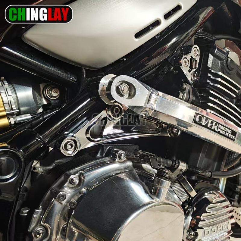 Z900rs Engine Hanger Set For KAWASAKI Z900RS 2018-2025 Body Frames Engine Support protection bracket Aluminum alloy Accessories