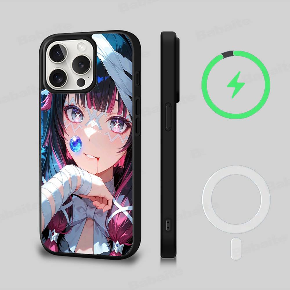 Чехол для телефона Genshin Impact Коломбина Магнитный Беспроводная зарядка Для iPhone 17 16 15 14 Plus 13 12 11 Pro Max