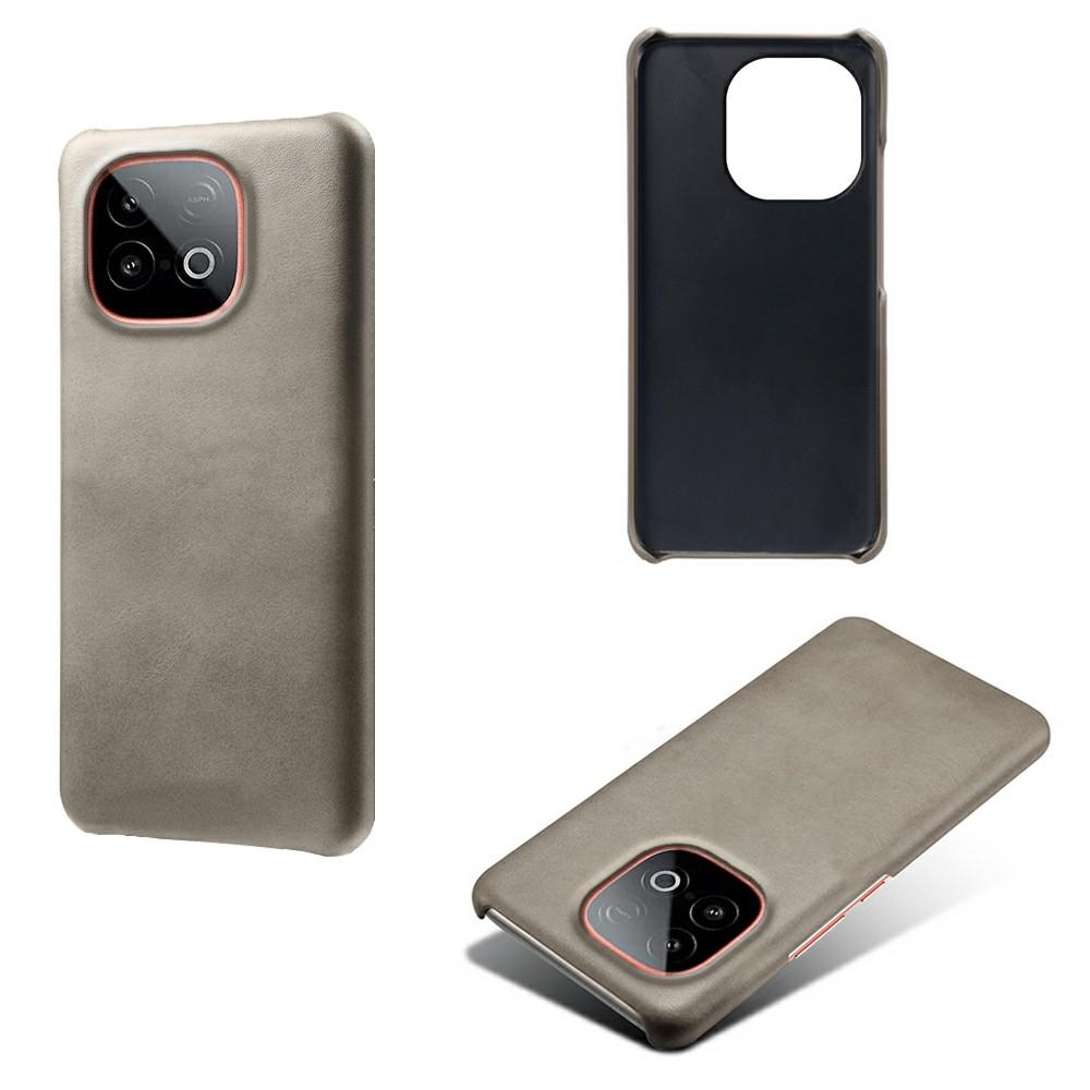 For vivo iQOO Neo10 5G Case Calf Texture PU Leather Hard PC Protective Phone Cover
