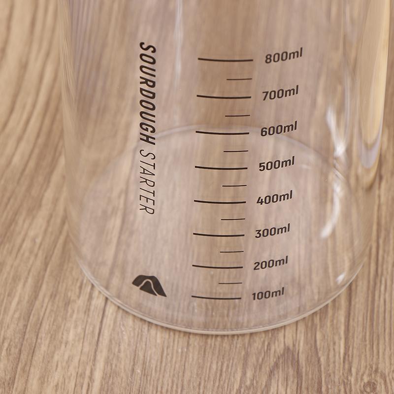 300/600/900 мл Банка для закваски из прозрачного стекла, термостойкая, контейнер для закваски, банка для ферментации для выпечки, хранение продуктов