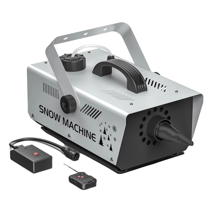 Machine à Neige, Télécommande Sans Fil, Taille de Flocon de Neige Ajustable, ZQ10143, EU Plug