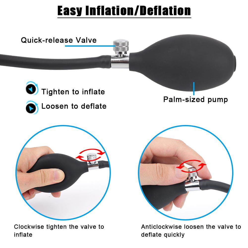 Массажер простаты Вагина Анус Дилататор Эротический Надувной Дилдо Секс-игрушки для Женщин Мужчин Геев Анальная Пробка Батт Плаги