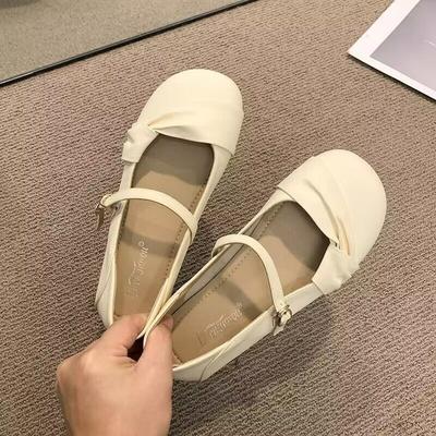 2025 новые плоские туфли-одинарки женские летние туфли бабушки с юбками туфли Дуду туфли Мэри Джейн нежный ветер вечерние туфли