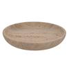 Hestia Travertine Decorative Plate