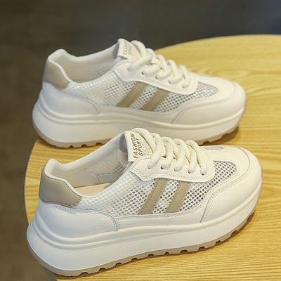 Новые перфорированные дышащие повседневные спортивные женские кроссовки для бега