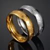 Модное 3D-кольцо «Властелин колец» для мужчин и женщин, роскошное титановое стальное кольцо для пары