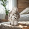 Wing Angel Statue Resin Figurine Fine Craftsmanship Friend Gift Rustic Cherub Sculpture Desktop