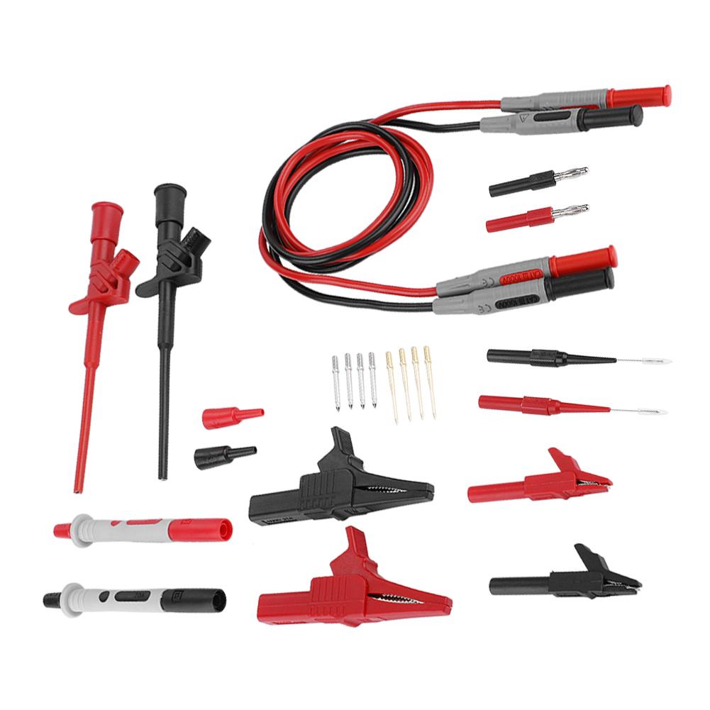 4mm Banana Plug Electronic Multimeter Multi Meter Test Probe Cable Set (P1600C)