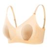 Rabbit Ears Underwear Women's Hole Cup No Steel Rim Gathering Thin Breathable Soft Support Bra Jelly Traceless