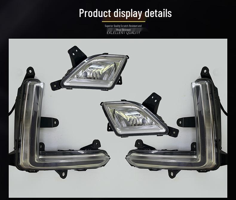 Светодиодный комплект дневных ходовых огней GAC Trumpchi GS4 18-19 - Потоковый 3-цветный оригинальный стиль