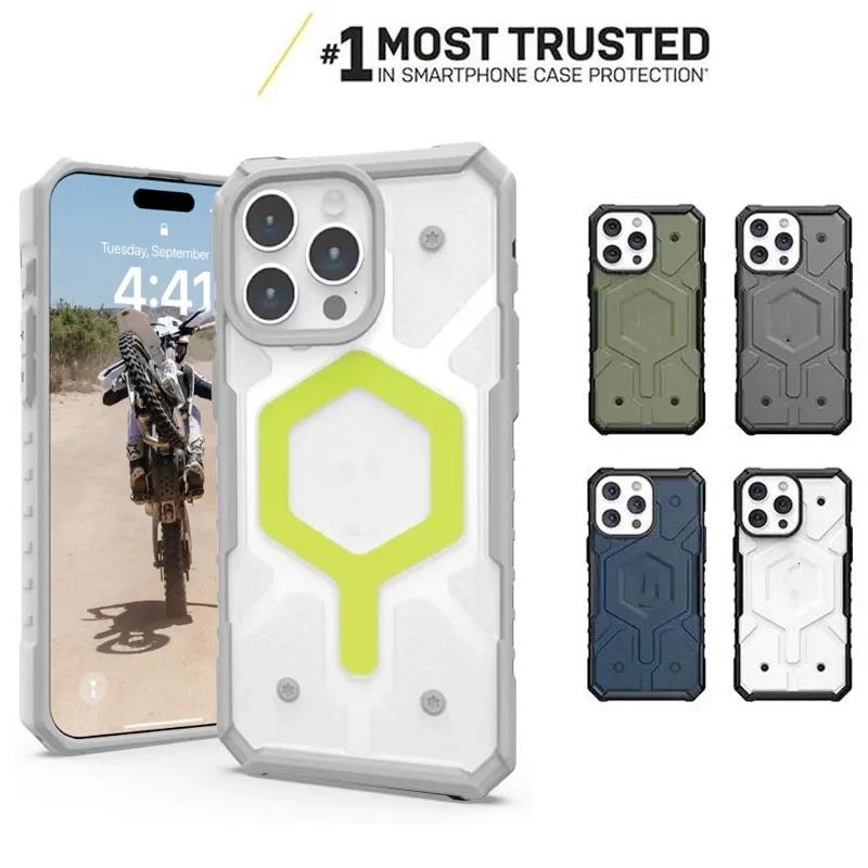 Чехол Urban Armorg Pathfinder MagSafe для Apple IPhone16 Pro Max Plus15 14 13 12 Ori ударопрочный прочный чехол с беспроводной зарядкой
