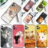 Милый Прелестный Чехол для Телефона с Хомячком Для iPhone 16 Pro Max 11 12 13 14 15 Pro Max Mini XR 16 15 Plus 16e Защитный Чехол
