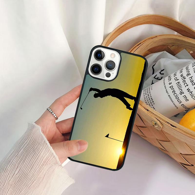 Sport Golf Ball Course Field Phone Case For iPhone 17 Air 16 15 14 11 12 13 Pro MAX Plus coque Cover Shell