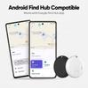 Пластиковый локатор предметов GPS, совместимый с Android Find My, с глобальным отслеживанием, защита от потери, водонепроницаемый, энергосберегающий, для ключей и багажа
