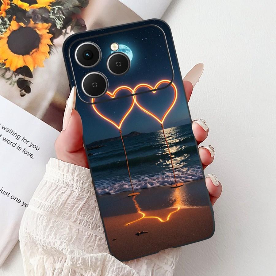 Для Tecno Spark 40 Spark40 C Чехол для телефона ТПУ Оболочка Роскошный Расписной Мягкий Силикон Чехол Для Tecno Spark40C Spark 40C Задняя крышка