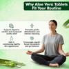 Baidyanath Aloe Vera 60 Tablets 250 Mg Daily Wellness Supplement Skin Care Support Routine Vegetarian Pack Of 1