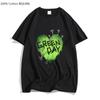 Музыка G-green Day Футболки рок-группы Унисекс Футболки унисекс из 100% хлопка Красивые футболки Unisexga Графическое чувство дизайна Aldult LOOSE