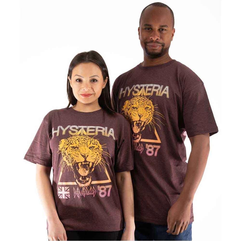 Def Leppard Unisex T-Shirt: Hysteria World Tour (Back Print) (X-Large)
