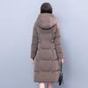 Женское зимнее длинное пальто большого размера с капюшоном, высокого качества, толстое, теплое, с подкладкой, куртки для женщин, зимние парки в корейском стиле, большие карманы
