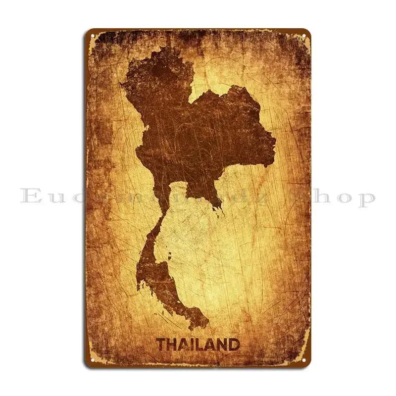 Thailand Bangkok Metal Sign Living Room Garage Plaques Personalized Customize Vintage Tin Sign Poster