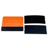 Happy Kreuz HZ4120 Car Wrapping Dry Application Squeegee with 2 Replacement Felt Set