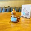 Capybara Model Figure Capybara Resin Ornaments for Women Creative Trend Car Decorations Table Furniture Desktop Decorations