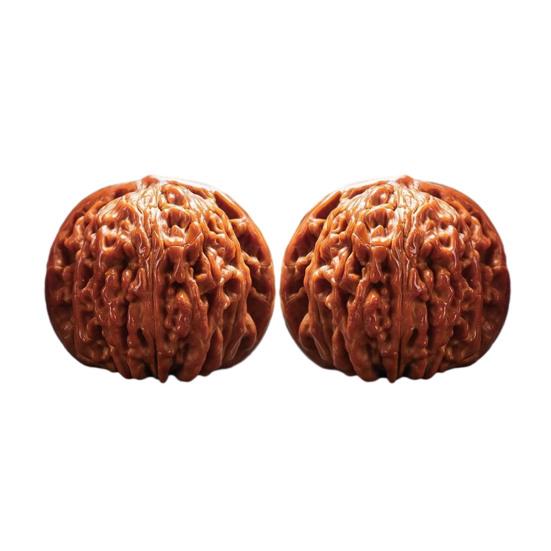 2 шт. Грецкие орехи Расслабляющие шарики для массажа рук для снятия стресса и улучшения кровообращения Деревянная игрушка-непоседа Улучшает концентрацию Здоровье суставов Помощь для сна Подарок